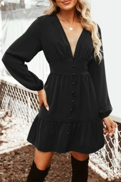 Best reviews of ๐ CUPSHE Eyes On Me Plunge Button-Loop Mini ๐ Dress Clothing ๐ 13 CUPSHE Eyes On Me Plunge Button-Loop Mini Dress Clothing
