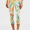 CUPSHE Amantea Abstract Print Leggings Clothing