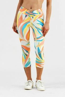 CUPSHE Amantea Abstract Print Leggings Clothing