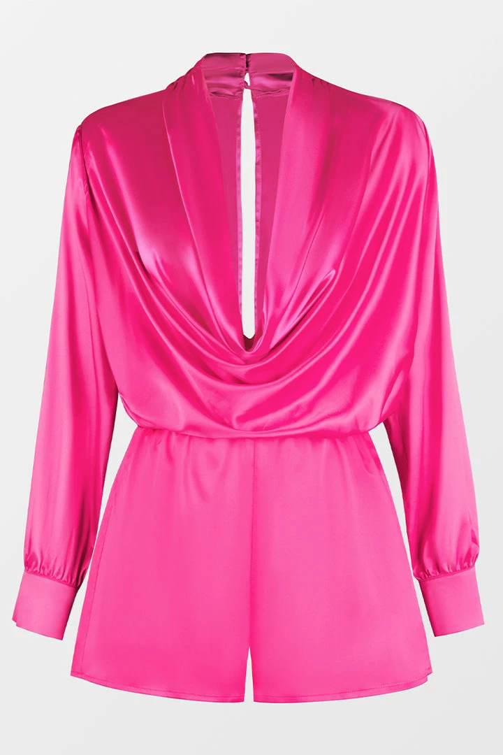 Outlet ๐ CUPSHE Tis' The SZN Drape Neck Cutout Romper Clothing โ๏ธ 8 CUPSHE Tis' The SZN Drape Neck Cutout Romper Clothing