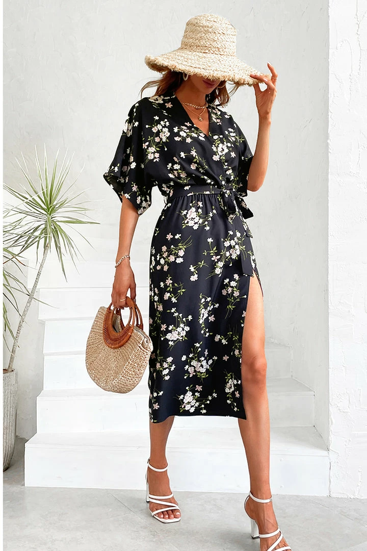Best reviews of ๐ CUPSHE Hayden Flared Sleeve Belted Floral ๐ Dress โค๏ธ 8 CUPSHE Hayden Flared Sleeve Belted Floral Dress