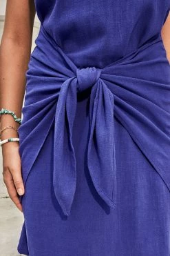 CUPSHE Thristine Tie Waist Bodycon Dress Clothing