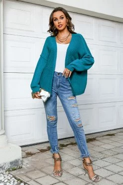 CUPSHE Kimora Drop Sleeve Open-Front Cardigan Clothing