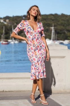 CUPSHE Clothing Esperanza Bubble Sleeve Pull Over Dress