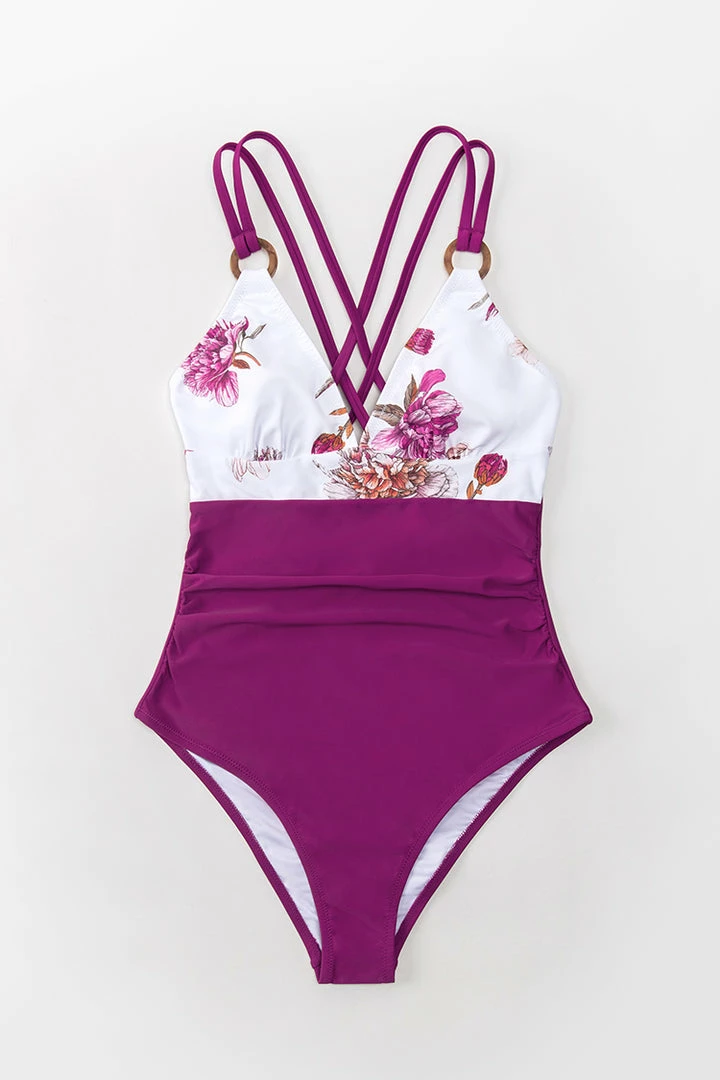 Deals ๐ฅ CUPSHE Romantic Floral O-Ring Tummy Control One Piece ๐ฉฑ Swimsuit ๐ 8 CUPSHE Romantic Floral O-Ring Tummy Control One Piece Swimsuit