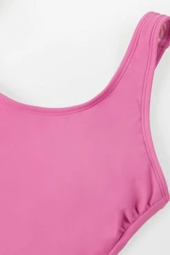 New ๐งจ CUPSHE ๐ Summer Dreaming Pink Scoop Neck Cheeky High Leg One Piece ๐ฉฑ Swimsuit โ 13 CUPSHE Summer Dreaming Pink Scoop Neck Cheeky High Leg One Piece Swimsuit