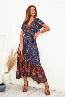 Discount ๐ฅ CUPSHE ๐ Dresses Best Sellers Doreen V-neck Frill Lace Up Maxi ๐ Dress ๐ 13 CUPSHE Dresses Best Sellers Doreen V-neck Frill Lace Up Maxi Dress