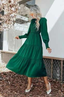 CUPSHE Clothing Anastasia Smocked Long Sleeve Maxi Dress
