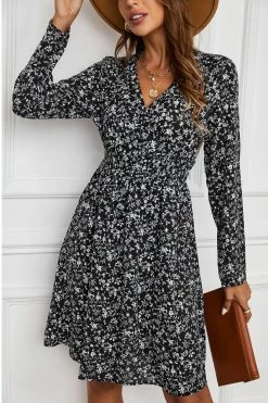 CUPSHE Honey Pot Ditsy Floral Print Dress
