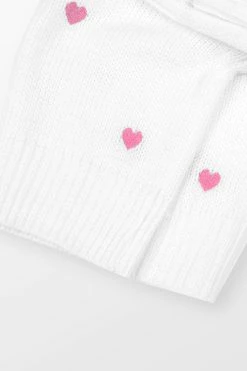 CUPSHE Clothing Starlight Toddler Girls Heart Print Sweater