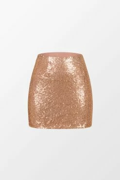 CUPSHE Starlight Sequin Mini Skirt