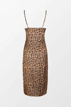 Buy โญ CUPSHE Spotlight Leopard Print Satin Midi ๐ Dress ๐ 15 CUPSHE Spotlight Leopard Print Satin Midi Dress