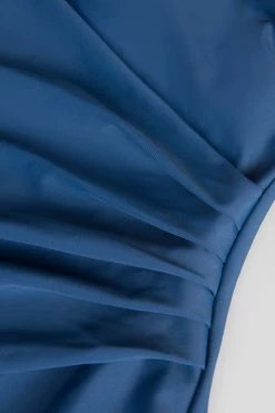 CUPSHE Tempest Ruched Sweetheart Halter One Piece Swimsuit One Pieces