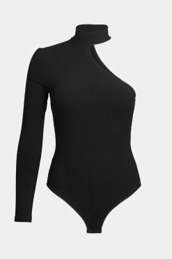 CUPSHE Let's Party Cutout One-Shoulder Bodysuit