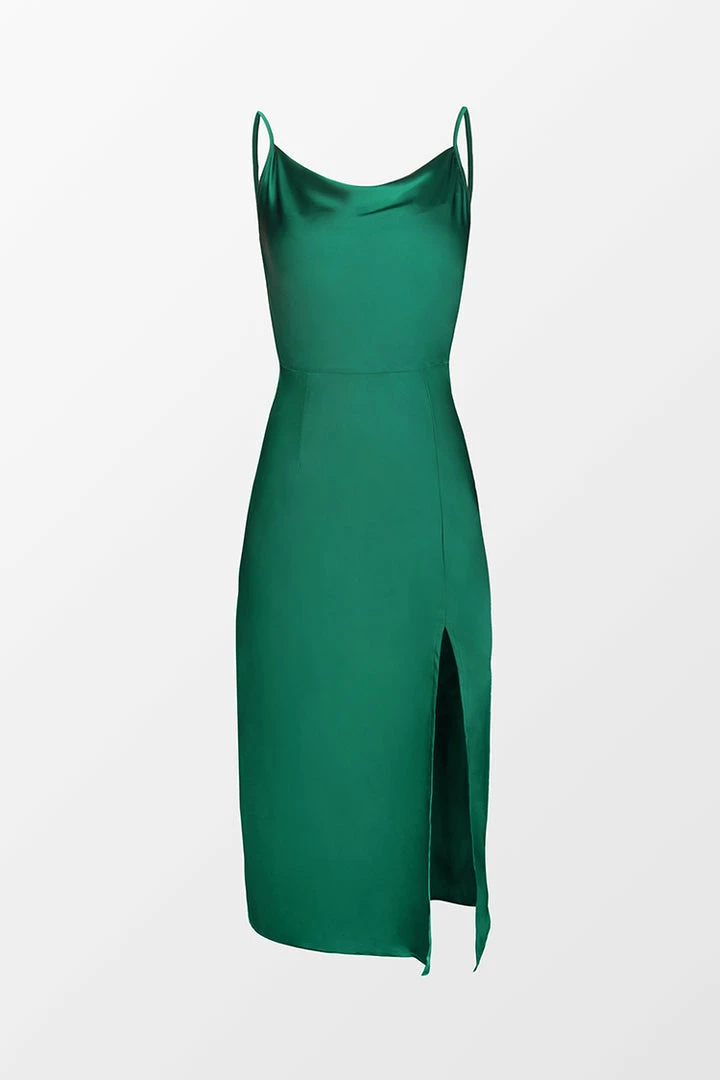 Brand new β¨ CUPSHE Clothing Holidaze Satin Cowl Neck Midi π Dress π 9 CUPSHE Clothing Holidaze Satin Cowl Neck Midi Dress