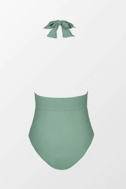 Best reviews of ๐ CUPSHE Plunging Halter Shirred Green One Piece ๐ฉฑ Swimsuit One Pieces โค๏ธ 16 CUPSHE Plunging Halter Shirred Green One Piece Swimsuit One Pieces