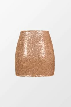 CUPSHE Starlight Sequin Mini Skirt