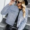CUPSHE Cool Girl Denim Button-Front Jacket