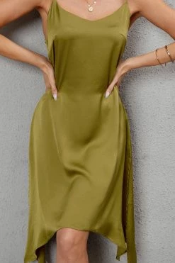 CUPSHE Amelie Tie Back Slip Dress