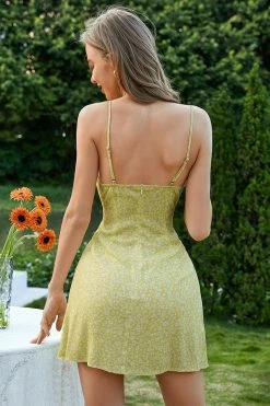 CUPSHE Nessa Thin Straps Zipper V-neck Wrap Dress