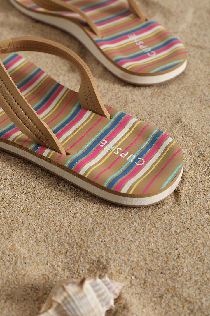 Cheapest ๐ CUPSHE Beach Accessories Baker Beach Stripe Flat ๐ฉด Sandals ๐งจ 5 CUPSHE Beach Accessories Baker Beach Stripe Flat Sandals