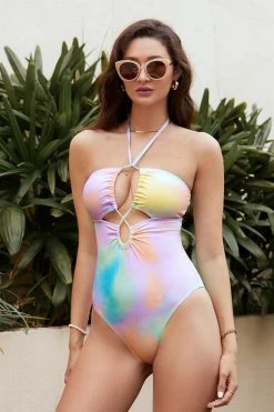 CUPSHE Arizona Road Trip Tunneled Cutout One Piece Swimsuit