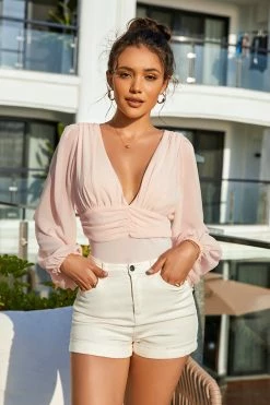 Hot Sale ๐ CUPSHE Marcella Plunge Puffed Sleeve Bodysuit ๐ฅฐ 10 CUPSHE Marcella Plunge Puffed Sleeve Bodysuit