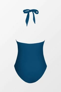 CUPSHE Portofino Escape Twist Front Halter One Piece Swimsuit
