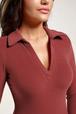 CUPSHE Deasia V-neck Long Sleeve Bodysuit Clothing