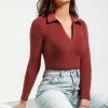 CUPSHE Deasia V-neck Long Sleeve Bodysuit Clothing