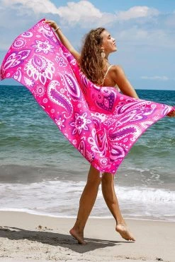 CUPSHE Beach Accessories Paisley Daze Paisley Beach Blanket