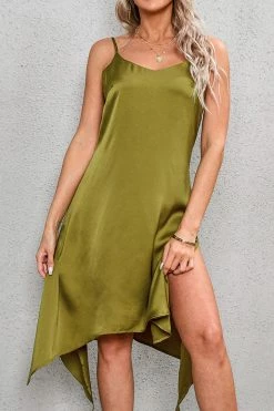 CUPSHE Amelie Tie Back Slip Dress