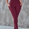 CUPSHE Finn Red Slim Fit Leggings Clothing