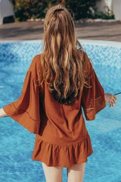 CUPSHE Lilah Cut Out Fringe A-Shape Dress