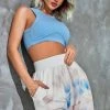 CUPSHE Clothing Della Tie Dye Elastic Waisted Sweat Shorts
